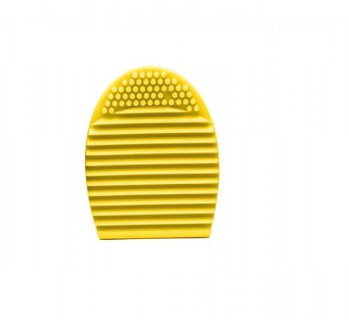 Verk  01831 Silikónový čistič štetcov na make-up žltý